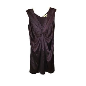 Fiumicelli Purple Silk Cocktail Dress